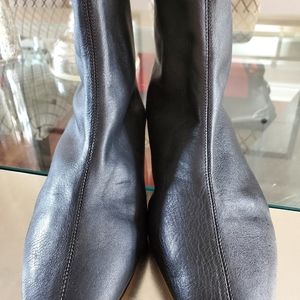 TOPSHOP BLACK LEATHER BOOTS